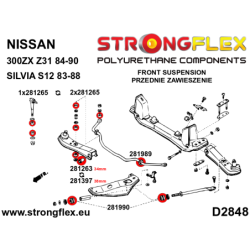 Front suspension bush kit