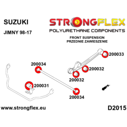 Full suspension polyurethane bush kit