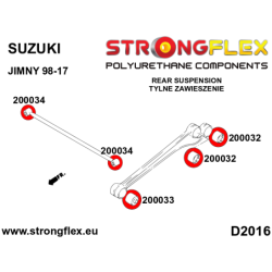 Wishbone bush - drive axle mounting SPORT