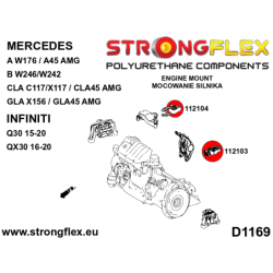 Lower engine mount insert SPORT