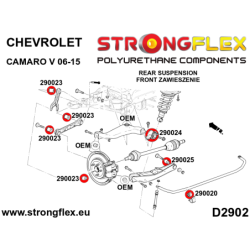 Rear lower arm - inner bushing SPORT