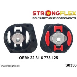 Transfer case bushing insert