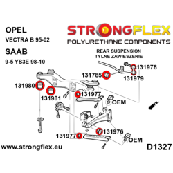 Rear subframe bush kit SPORT