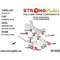 Rear anti roll bar link bush SPORT