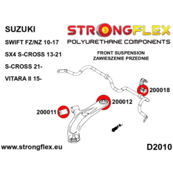Front suspension and ream beam bush kit