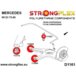 Rear suspension bush kit