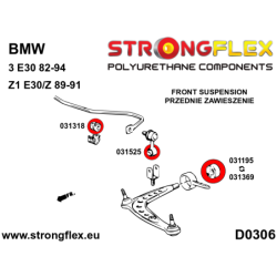 Full suspension polyurethane bush kit