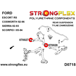Rear control arm - outer bush SPORT
