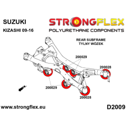 Rear subframe bush kit SPORT