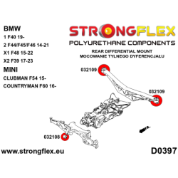 Rear differential support bush SPORT