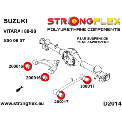 Rear center wishbone bush "Sergeant"