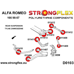 Rear subframe bush kit SPORT