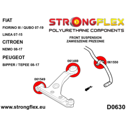 Front suspension and ream beam bush kit