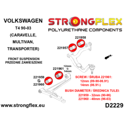 Suspension bush kit SPORT