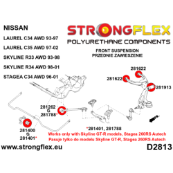 Front suspension bush kit SPORT