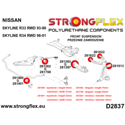 Front suspension bush kit