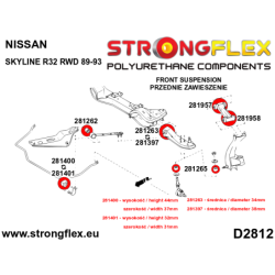 Front suspension bush kit