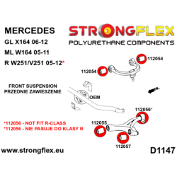 Front lower wishbone bushing ? for the shock absorber SPORT