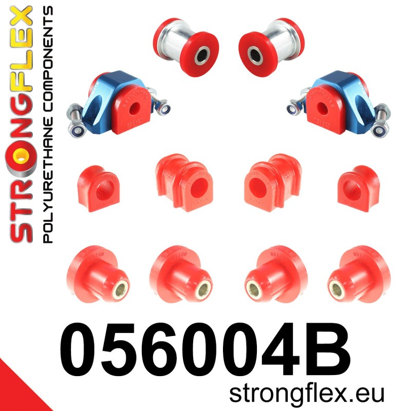 Front suspension and ream beam bush kit