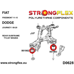 Rear subframe bush kit