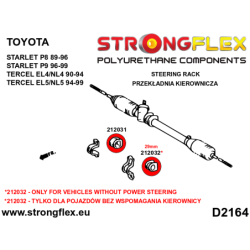 Steering rack bush