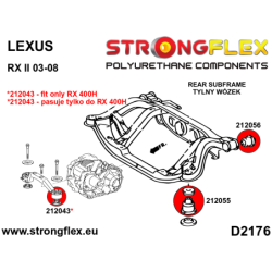 Rear diff mount - front bush