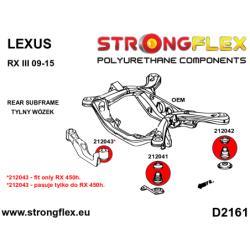 Rear subframe - front bush