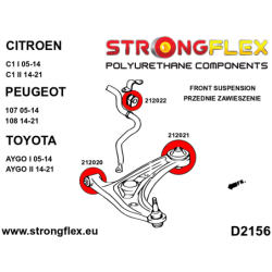 Front suspension bush kit SPORT