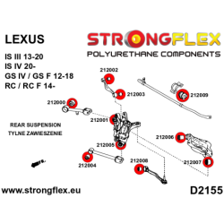 Rear upper front arm bush SPORT