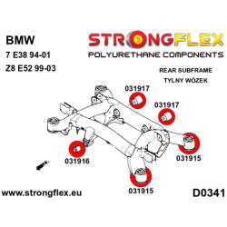 Rear subframe bush kit SPORT