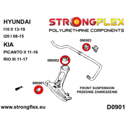 Front anti roll bar bush