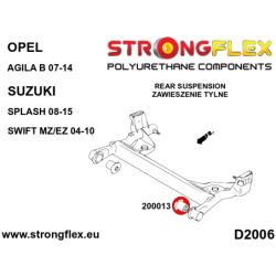 Rear beam bush SPORT