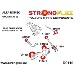 Rear suspension bush kit SPORT