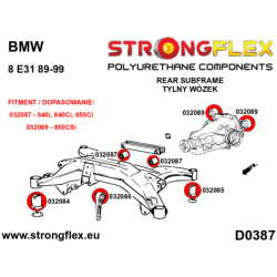 Full suspension polyurethane bush kit SPORT
