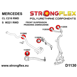 Front suspension bush kit SPORT