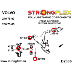 Front suspension bush kit SPORT