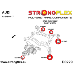 Rear subframe bush kit