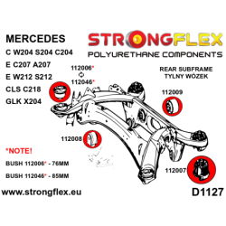Rear subframe bush kit SPORT