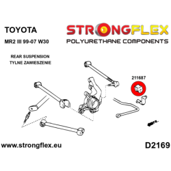 Front/rear anti roll bar bush