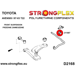 Front/rear anti roll bar bush SPORT