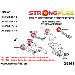 Rear suspension bush kit