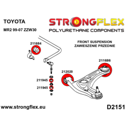 Front suspension bush kit