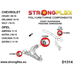 Front suspension bush kit