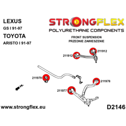 Front suspension bush kit