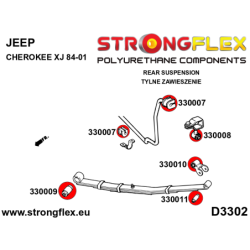 Rear leaf spring - front bush SPORT