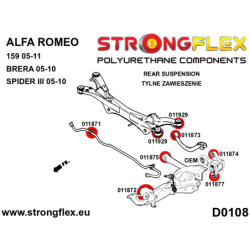 Rear suspension bush kit