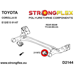 Front suspension and ream beam bush kit SPORT