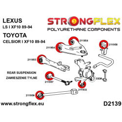 Rear trailing arm - front bush SPORT
