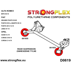 Front suspension and ream beam bush kit SPORT