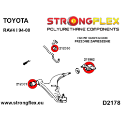 Front wishbone rear bush